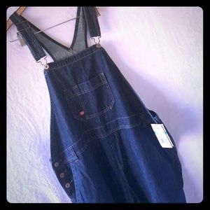 Dickies Relaxed-Fit Bib Overalls Size XL